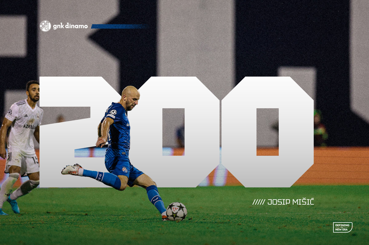 Josip Mišić upisao svoj 200. službeni nastup za Dinamo
