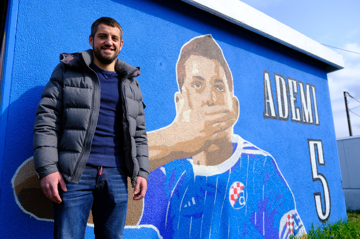 Navijači posvetili mural kapetanu Ademiju