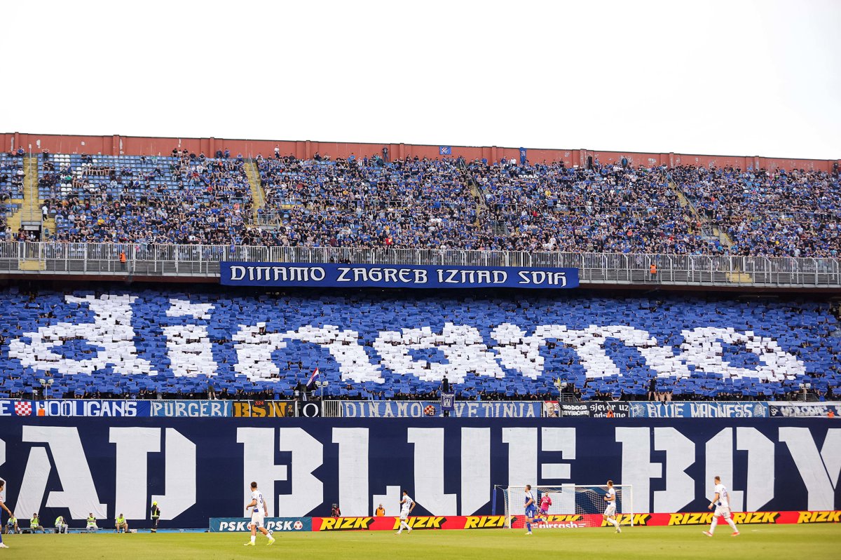 Rasprodana tribina sjever dolje za utakmicu Dinamo - Rudeš