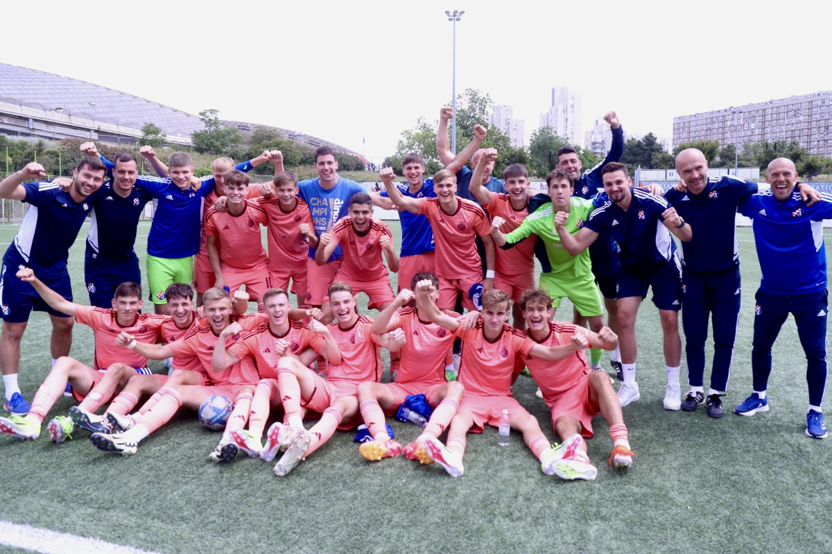 Dinamovi juniori uzeli bod u Splitu i osigurali naslov prvaka Hrvatske!