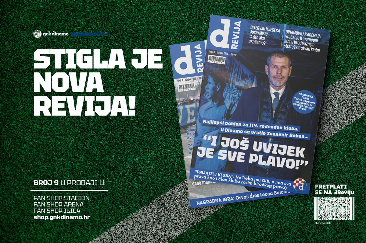 U novom broju Dinamove revije: veliki povratak Zvonimira Bobana kao poklon za 114. rođendan kluba