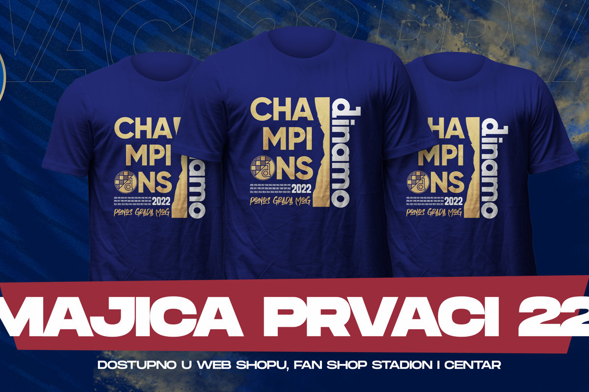 U prodaji posebna majica povodom naslova prvaka!