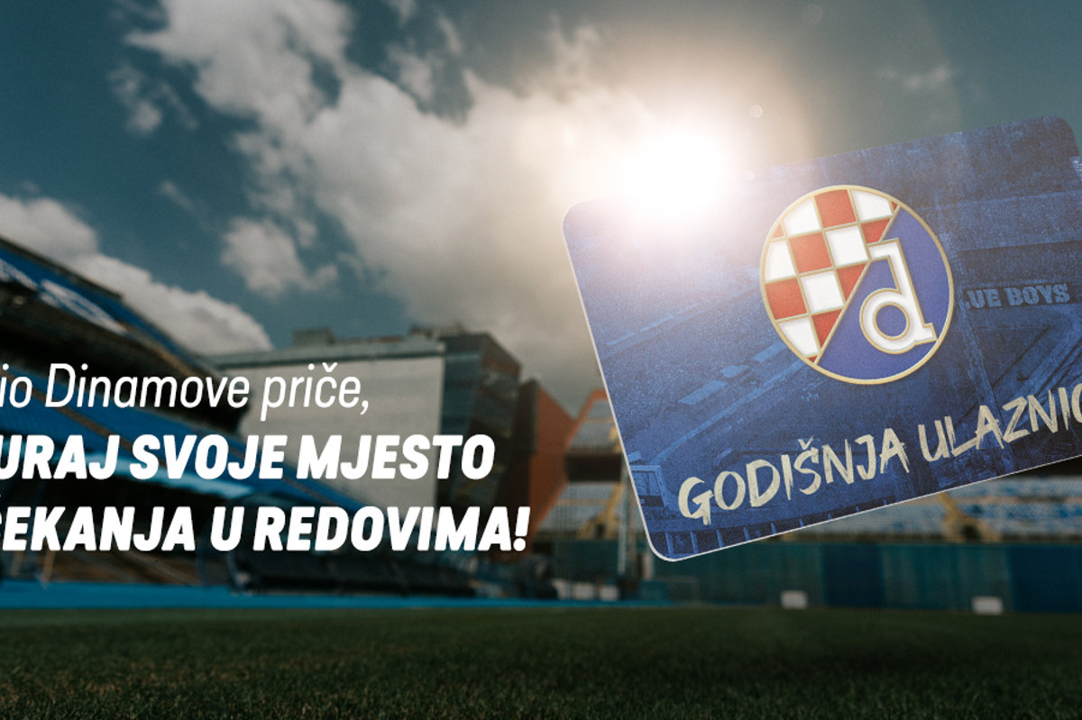 Obavijest o godišnjim ulaznicama za sezonu 23/24.