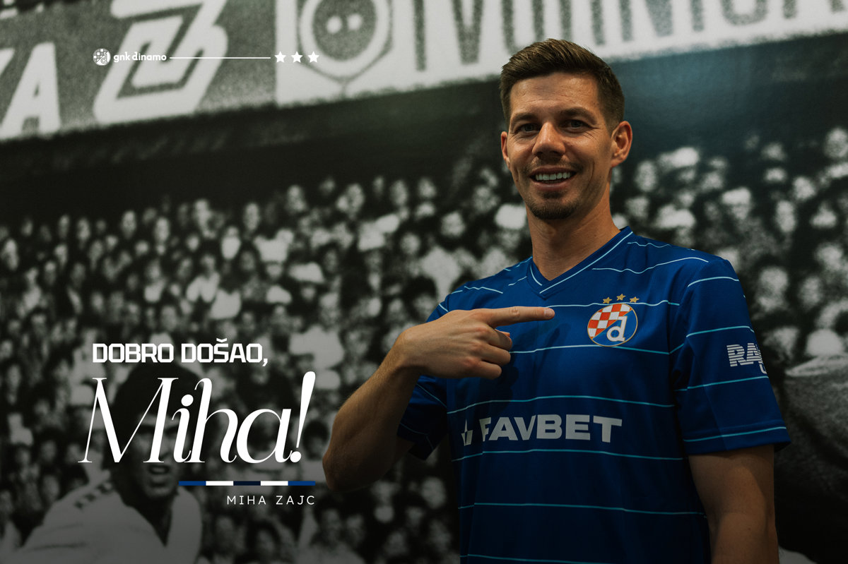 Slovenski vezist Miha Zajc potpisao ugovor s Dinamom