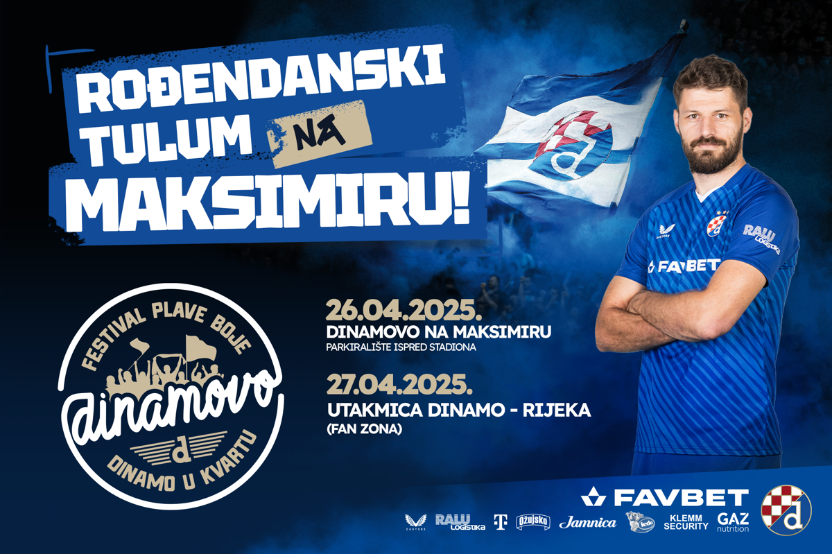 Veliki Dinamov rođendanski tulum na Maksimiru