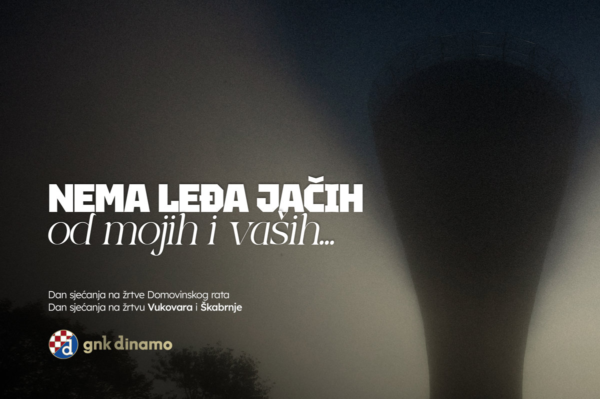 GNK Dinamo s ponosom i tugom uz nikad zaboravljene žrtve Domovinskog rata