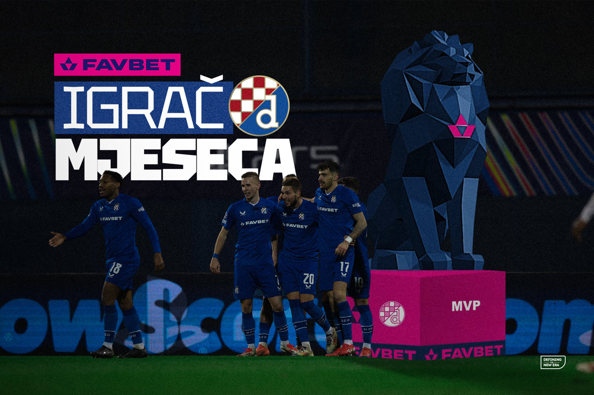 Izaberi Favbet igrača mjeseca za veljaču u službenoj aplikaciji GNK Dinamo