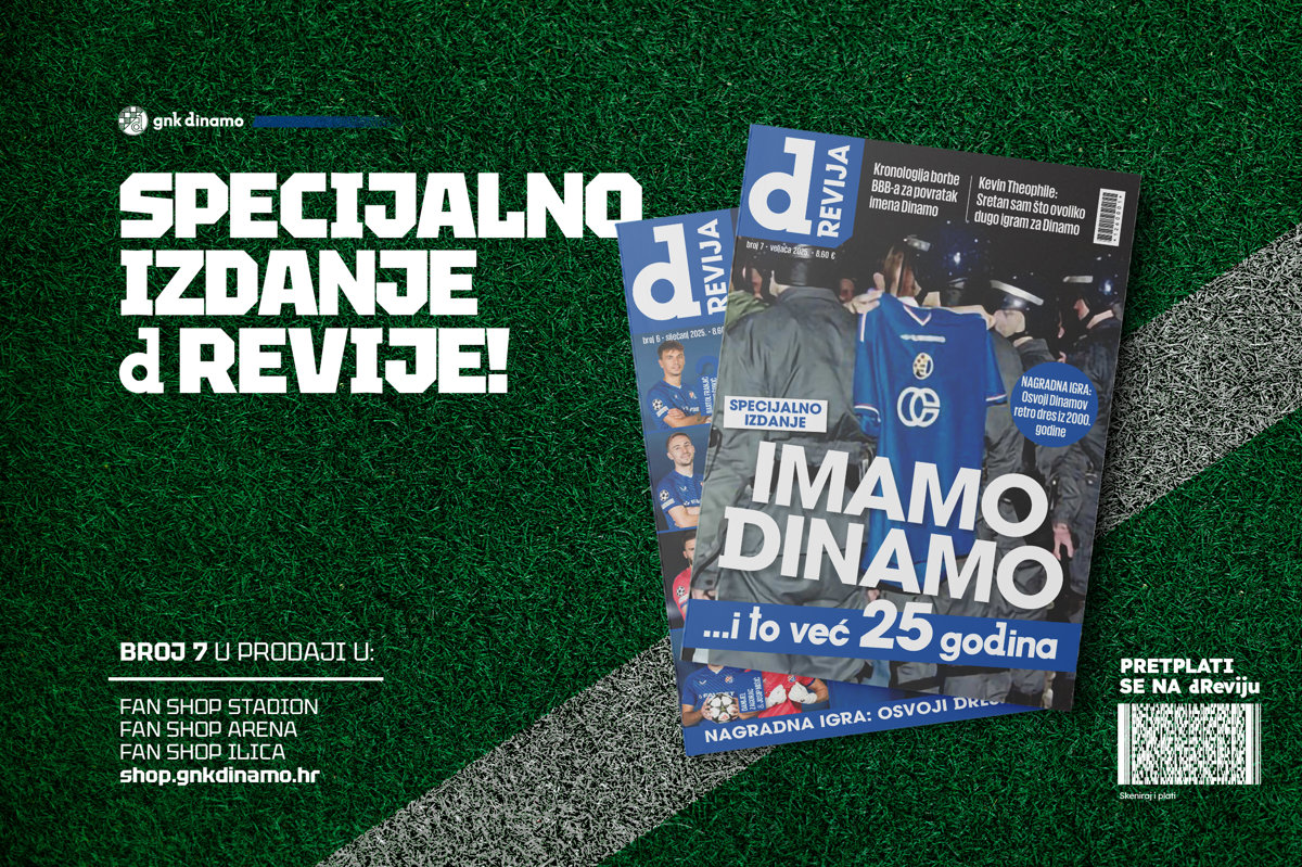 Sedmi broj Dinamove revije uz detaljno prisjećanje na nezaboravno Valentinovo 2000.