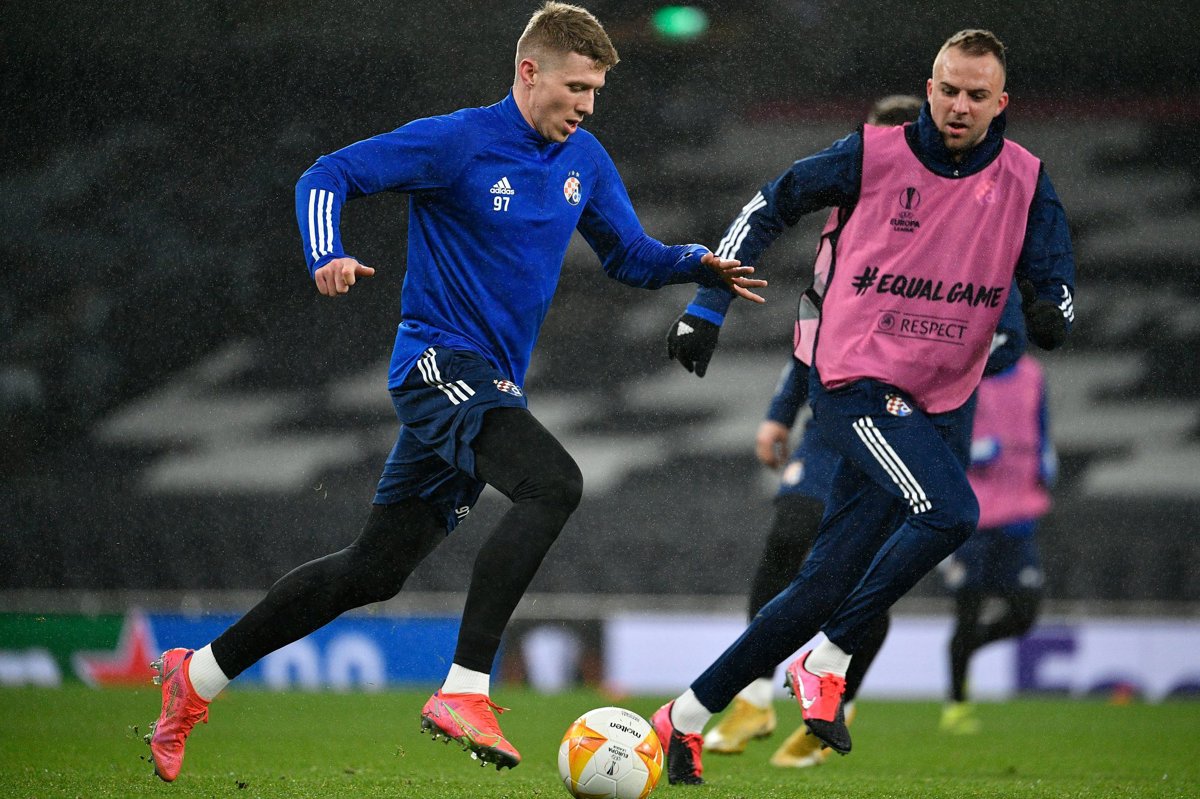 Fotogalerija: Trening Dinama na stadionu Tottenham Hotspur